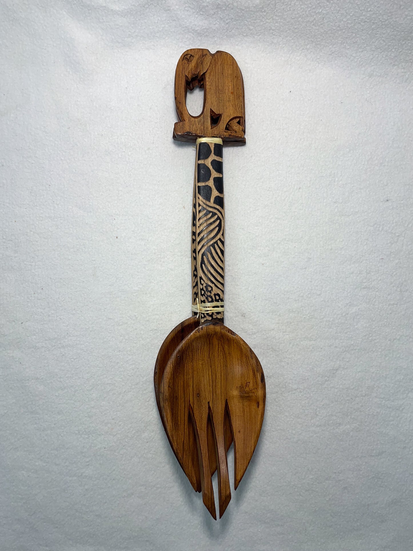 Ensemble de bols africains en bois faits à la main - 5 designs uniques aux motifs vivement peints