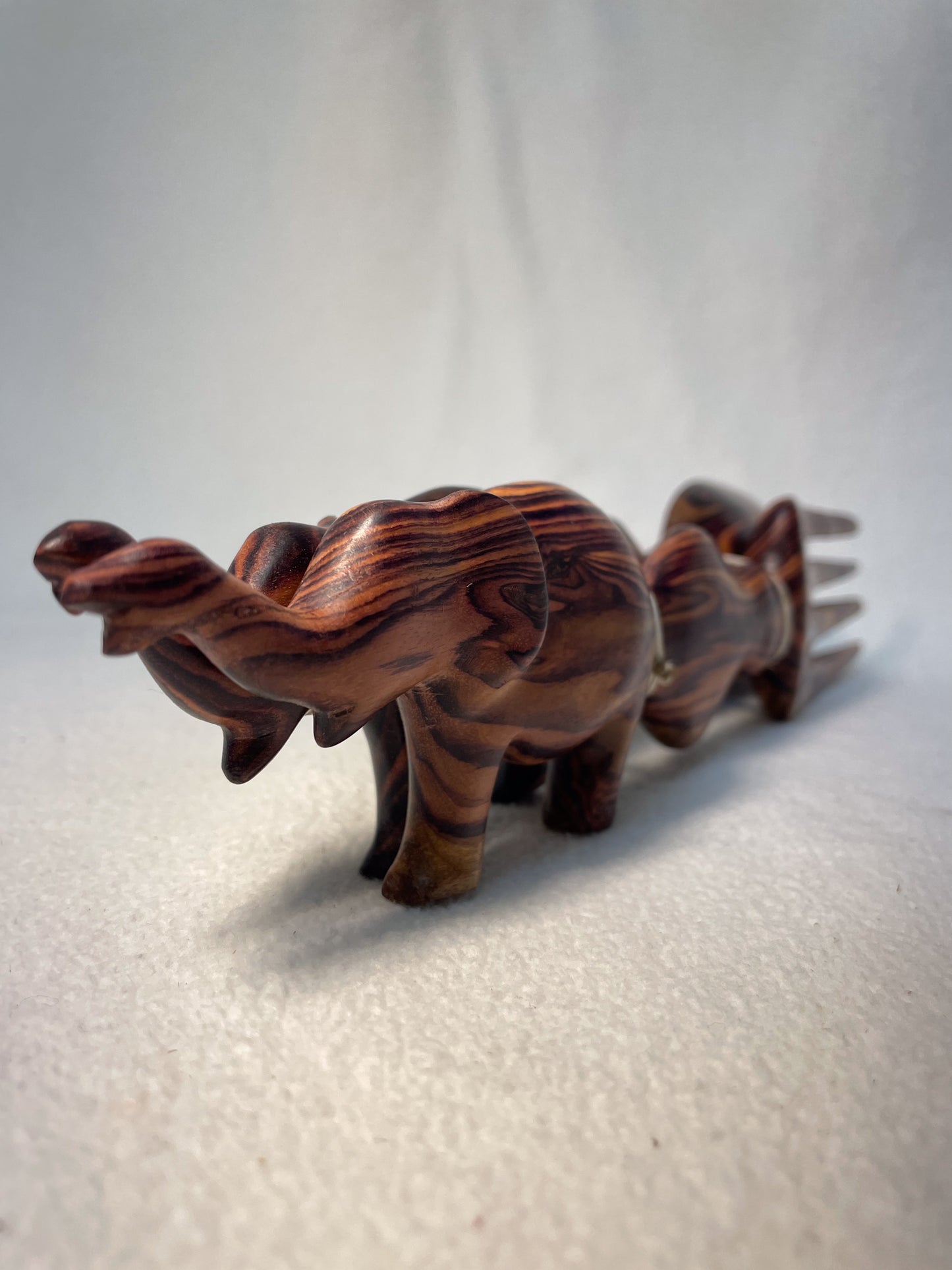 Ensemble de bols africains en bois faits à la main - 5 designs uniques aux motifs vivement peints