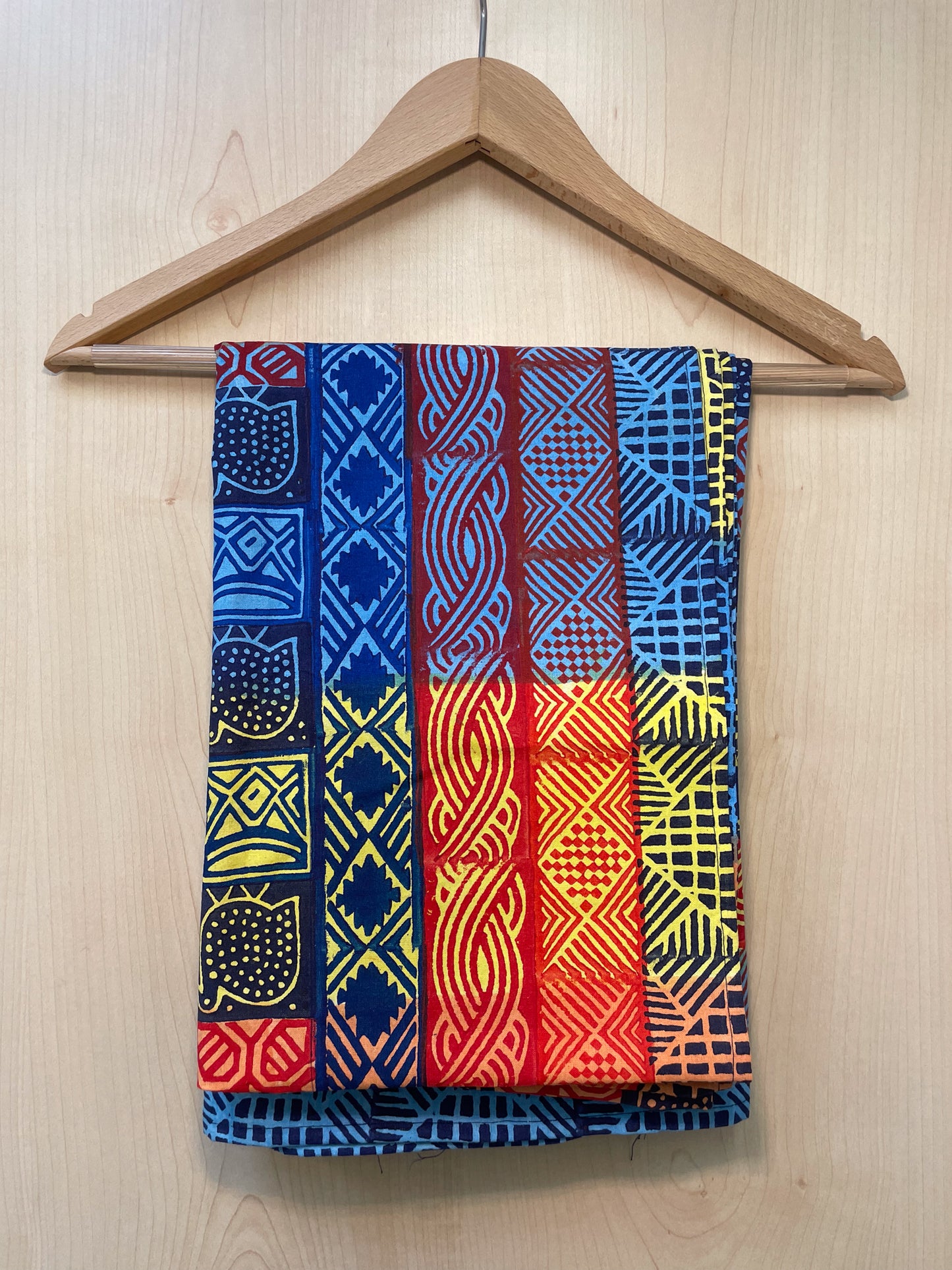 Ensemble de bols africains en bois faits à la main - 5 designs uniques aux motifs vivement peints