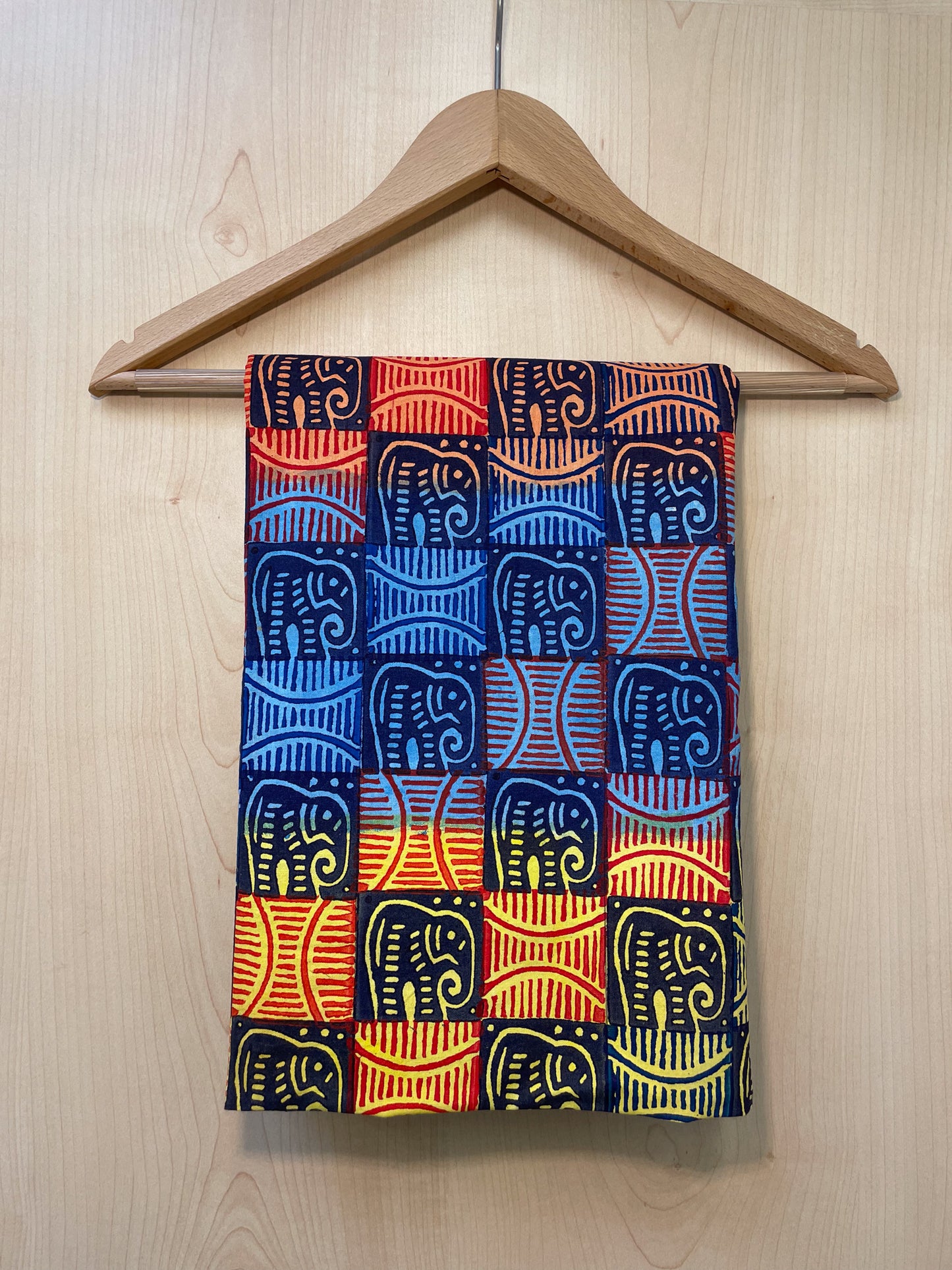 Ensemble de bols africains en bois faits à la main - 5 designs uniques aux motifs vivement peints