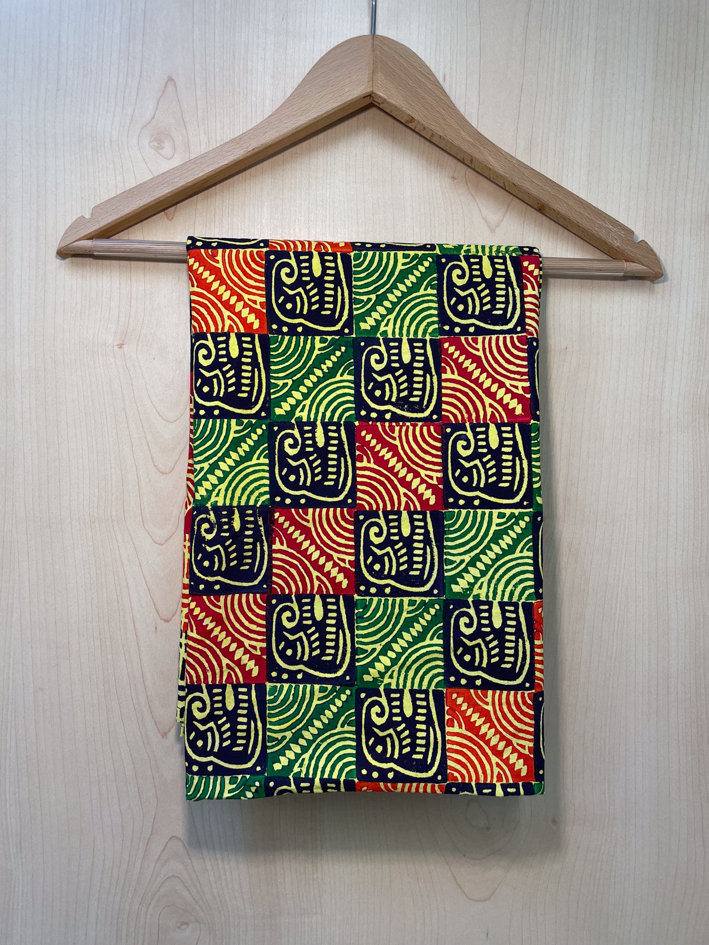 Ensemble de bols africains en bois faits à la main - 5 designs uniques aux motifs vivement peints