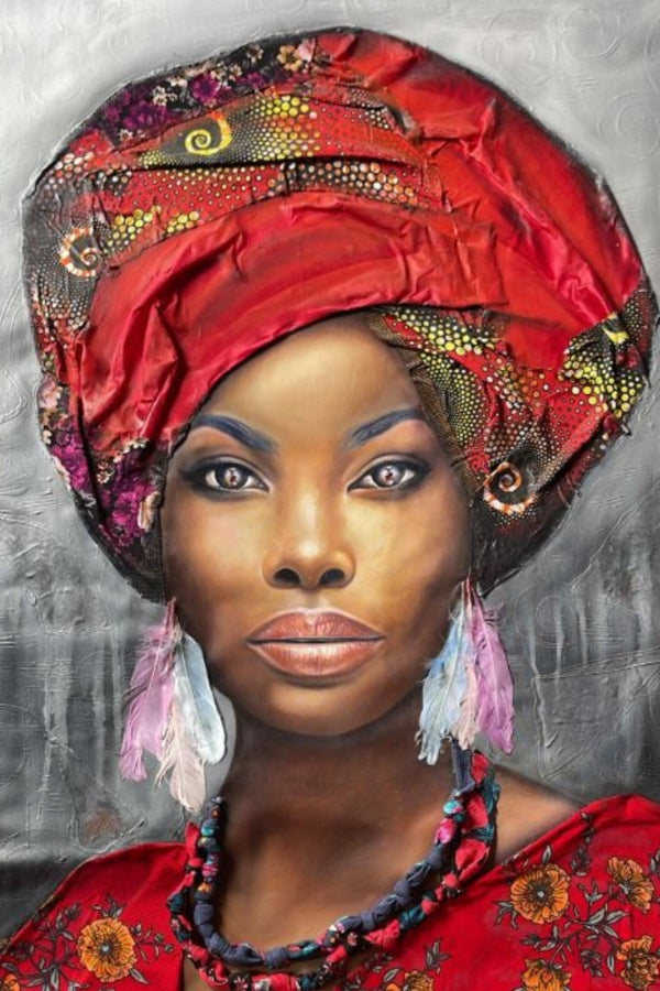 Mbereko Keith Zenda (2024) - Impression A3 sur Papier Matt Lustre - Mbereko - "Une Vision de la Maternité" - Édition Limitée A3