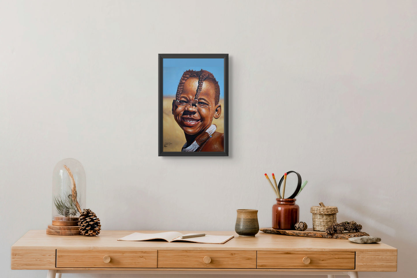 L’Aube du Bonheur - The Dawn of Happiness - par Tonderai Mujuru (2024) - Impression A3 sur Papier Matt Lustre