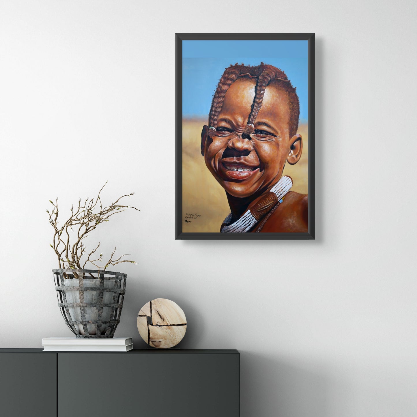 L’Aube du Bonheur - The Dawn of Happiness - par Tonderai Mujuru (2024) - Impression A3 sur Papier Matt Lustre