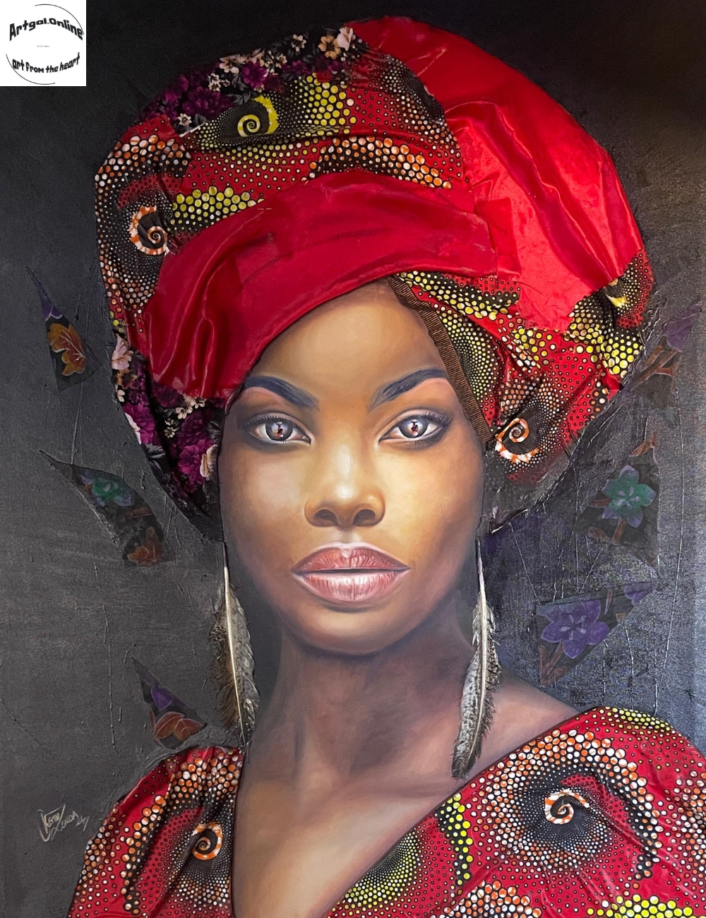 African Beauty 3 - A3 Print on Matt Lustre Paper