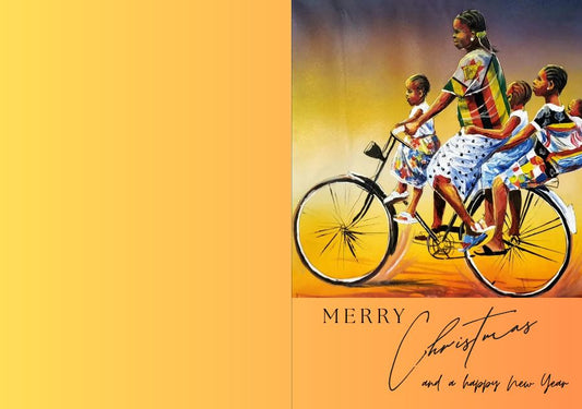 Fröhliche Weihnachten mit einem Gemälde von Barry Lungu